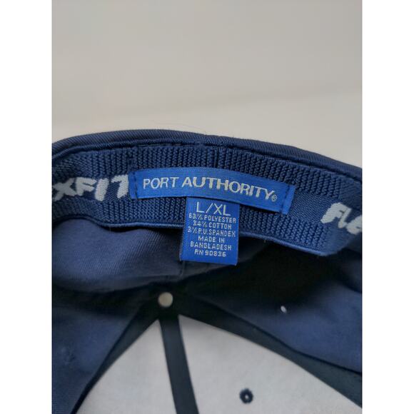 A Classic Expo Design FlexFit Hat Size L/XL Blue Embroidered Port Authority - Picture 9 of 9